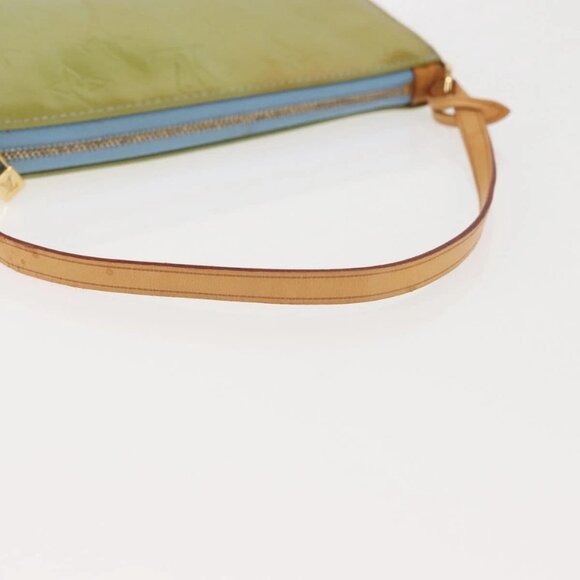 LOUIS VUITTON Monogram Vernis Lexington Pouch Baby Blue M91011 LV Auth BA6095 - Picture 8 of 16